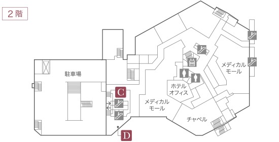 館内案内MAP 2F